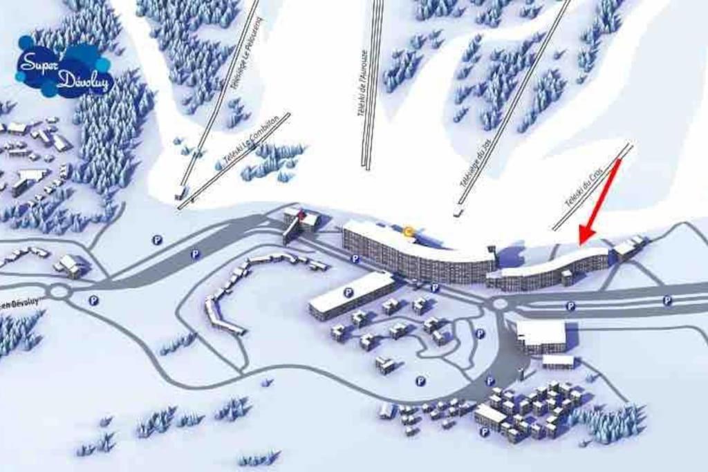 Appart T2 A Superdevoluy Au Pied De Piste Eksteriør billede