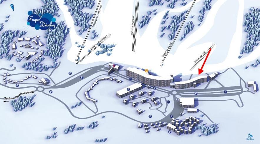 Appart T2 A Superdevoluy Au Pied De Piste Eksteriør billede